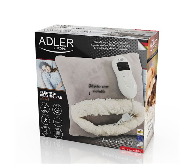 Cojín Térmico Adler AD 7412 Gris
