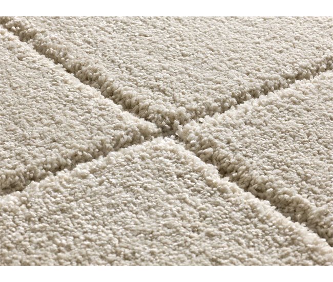 Alfombra de estilo escandinavo MOLIER - ATTICGO 160x230 Blanco