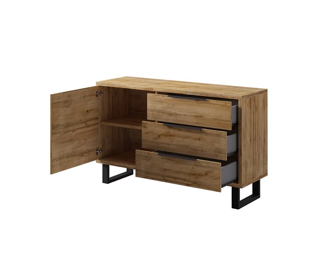 Bufé 1 puerta 3 cajones Eden Madera