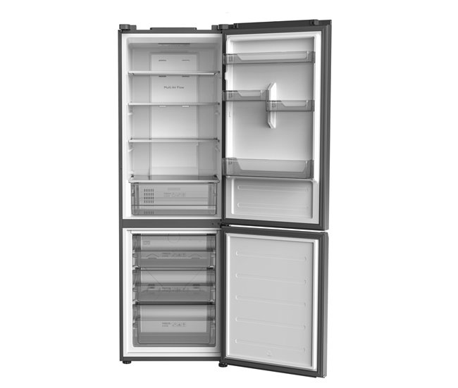 Frigorífico Combi 1,85M 318L No Frost Color Inox TCL RF318BSE0  Inox