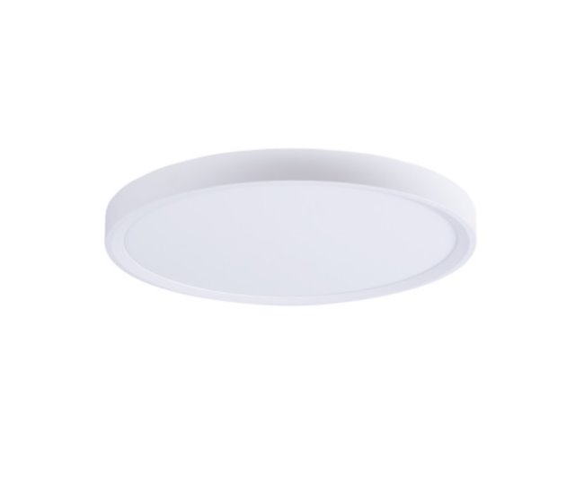 Plafón LED Pack 4 Lámpara de Techo Redondo 6500K Blanco Brillo
