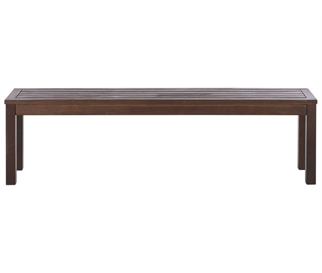 Beliani Banco Madera de eucalipto TUSCANIA Marron