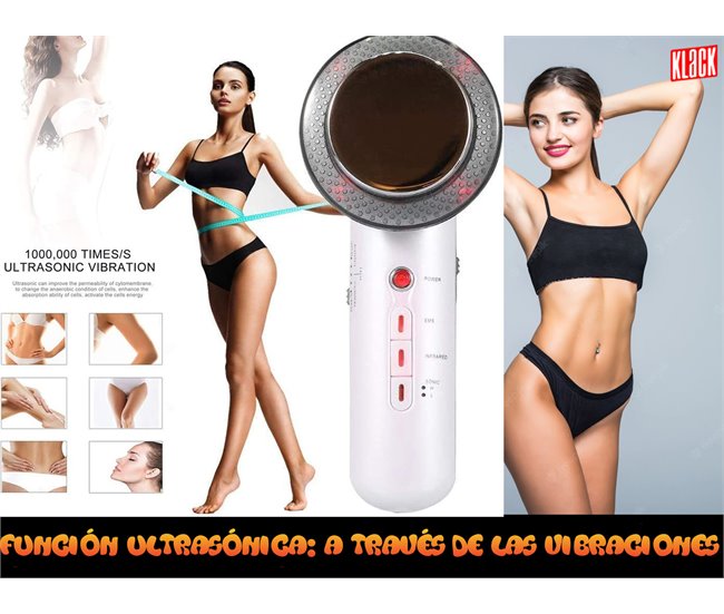 Cavitación Ultrasónica Maquina Adelgazante Reafirmante Anticelulítico Blanco
