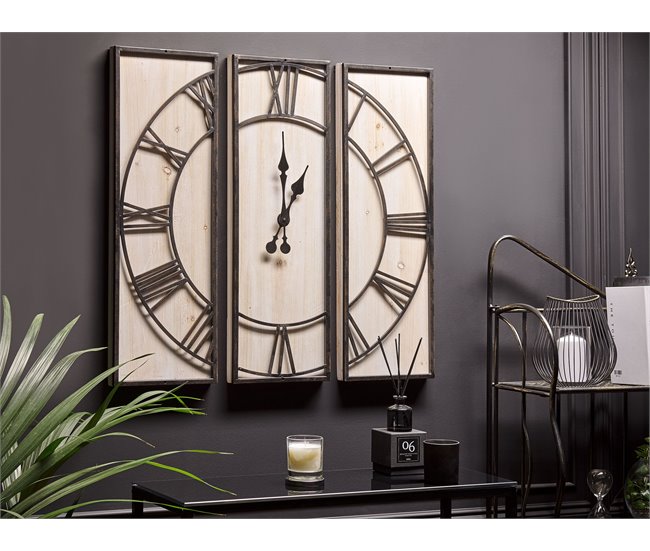 Beliani Reloj de pared COATLAN Marron
