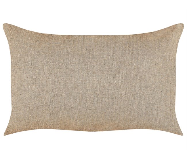 Beliani Cojín decorativo BANORI 50x30 Beige