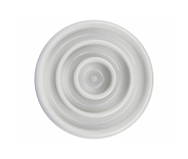 Comedero para Perro Slow Feeding Gris