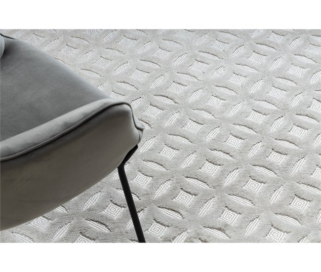 Alfombra SANTO sisal 58507 Calado art déco 120x170 Crema