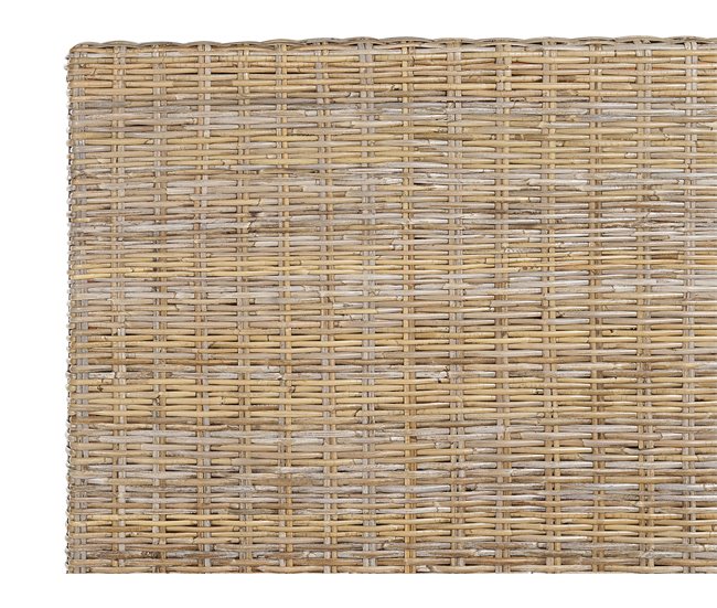 Beliani Cama Ratán SALBRIS 192x213 Natural