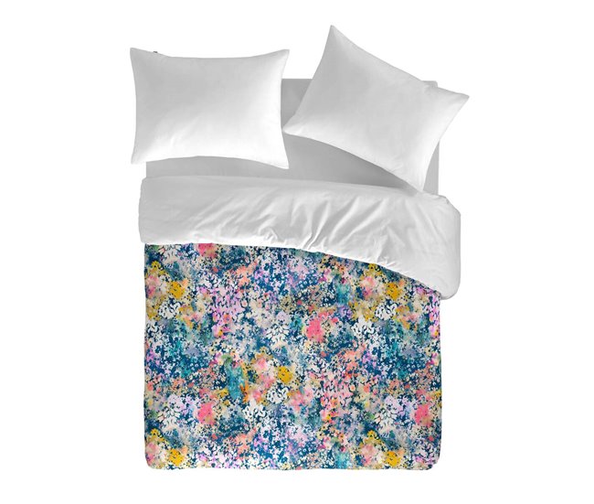Funda nórdica FLORETTE Azul