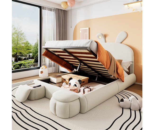 Camas de matrimonio 154x238 Beige