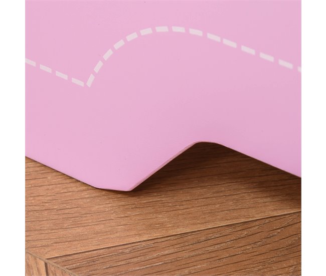 Cama Infantil MDF, Madera de Álamo HOMCOM Rosa