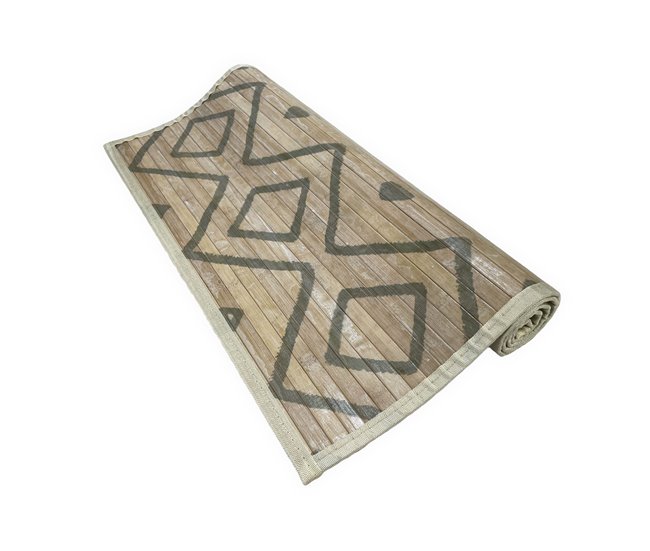 Acomoda Textil – Alfombra Bambú para Interior y Exterior. 120x150 Marron
