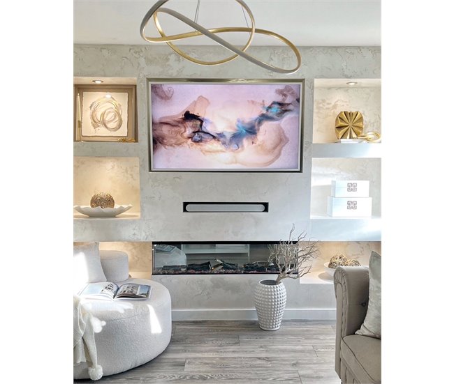 Beliani Jarrón decorativo AELIA Dorado