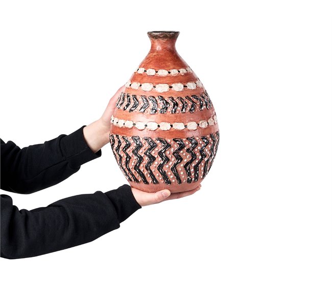 Beliani Jarrón decorativo KUMU Dorado