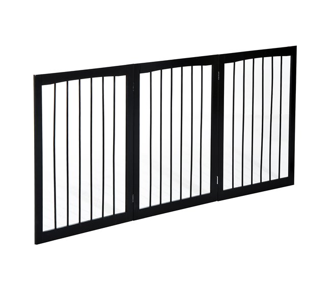 Barrera de Seguridad MDF PawHut Marron