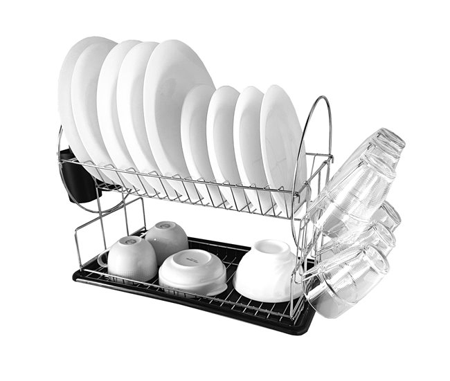 Escurridor de platos de cocina de acero inoxidable Aluminio