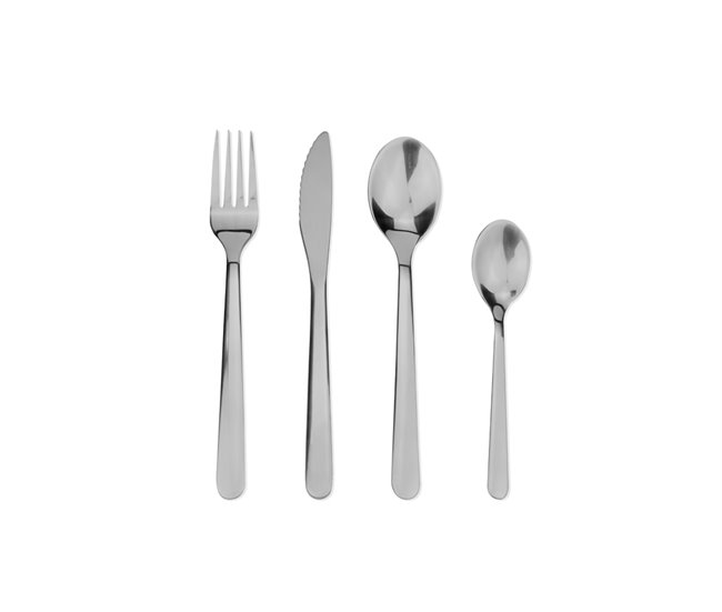 Cuberteria ALANA 16 piezas marca KACTUS HOME Inox