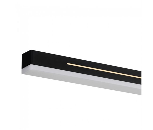 Lámpara colgante LED Skylar (25W) Aluminio Nórdico Negro