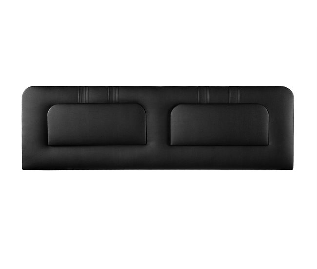 Cabecero de Cama BLUME Tapizado Polipiel 145 Negro