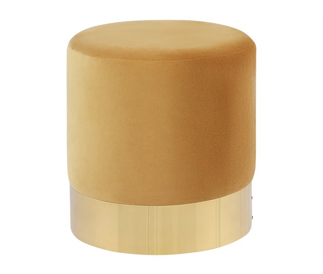 Beliani Puf SOPHIA Azul Marino