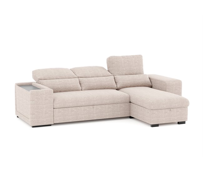 Chaise longue con cama HOXTON Beige