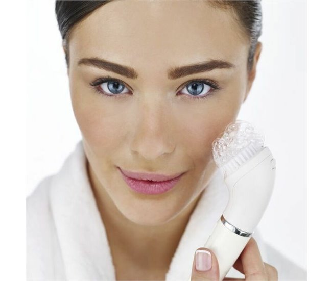 Limpiador-Depilador Facial Eléctrico 810 Blanco