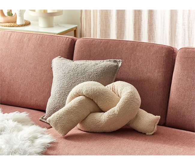 Beliani Cojín decorativo GLADIOLUS 172x14 Beige