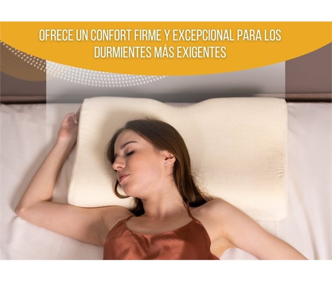 Almohada Ergonómica Cervical DUO con Funda de Bambú Blanco