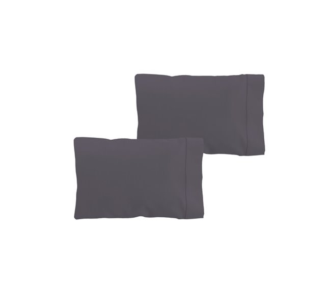 Set dos fundas de almohada polialgodón 