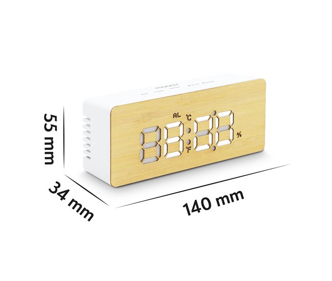 Despertador dormitorio Moov Madera