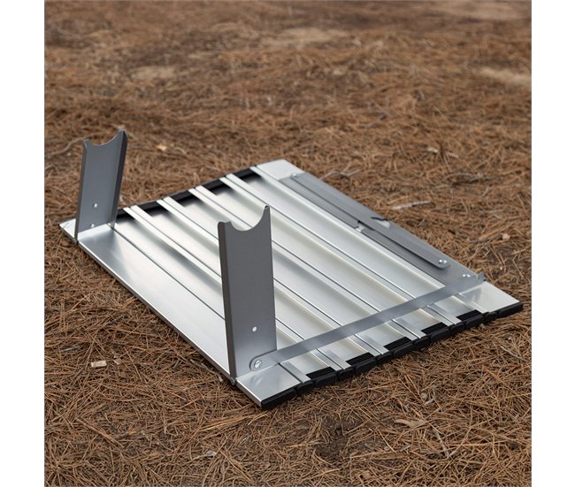 Aktive Mesa plegable pequeña camping aluminio ultraligera Gris