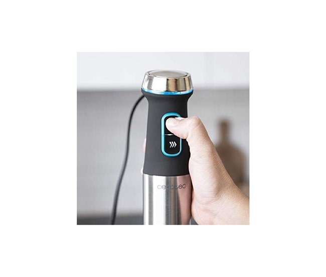Batidora de mano Power TitanBlack 1200 XL Cream Cecotec Gris