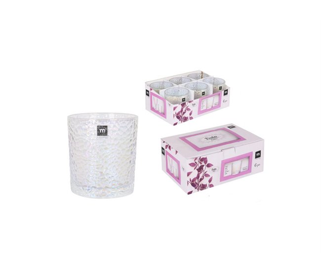 Set vasos LUSTER 6 unidades La Mediterránea Transparente