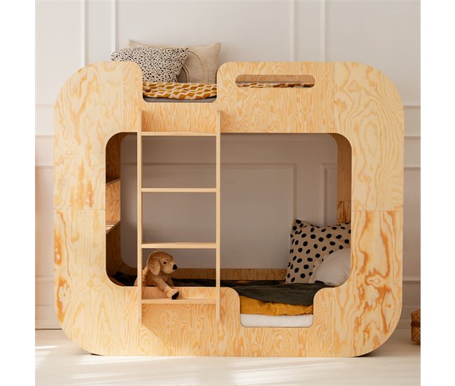 MUNDO Litera infantil Mila 93x229 Madera
