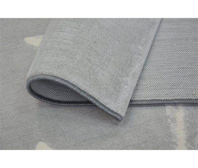 Alfombra SCANDI 18281/652 Hojas 160x230 Gris