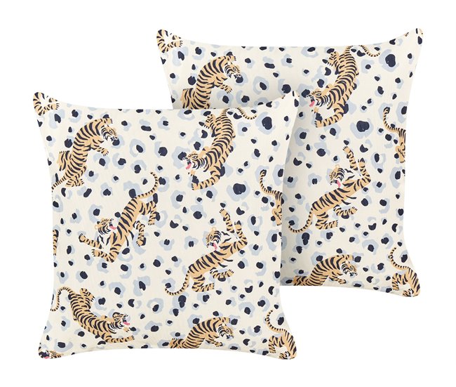 Beliani Cojín de jardín ARENZANO 45x45 Multicolor