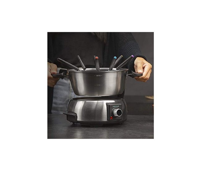 Cecotec Fondue Eléctrica Fun Gourmetfondue Gris