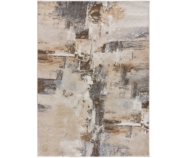 Alfombra abstracta AYDIN - ATTICGO 140x200 Beige
