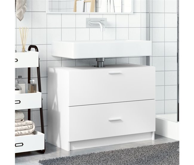 Armario De Lavabo Blanco