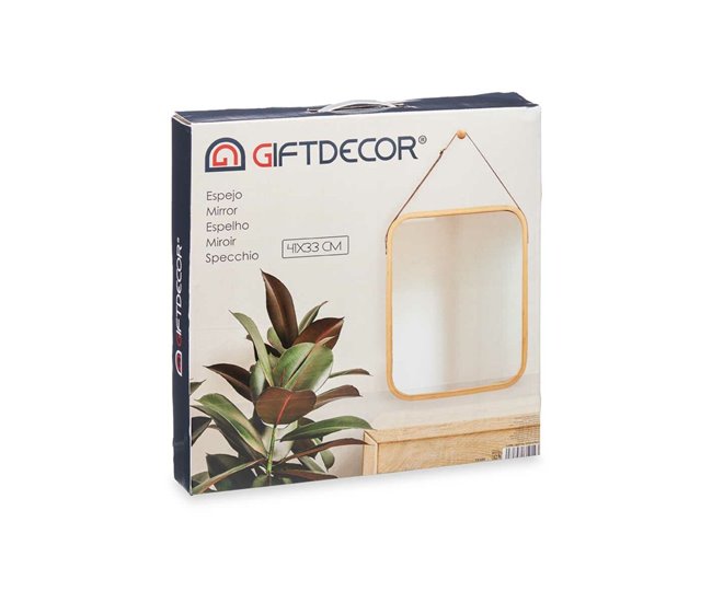 Espejo Colgante Natural