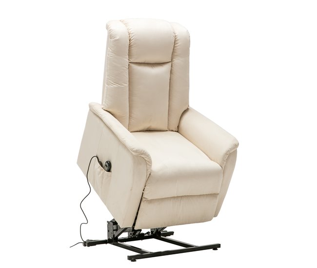 Sillón relax eléctrico microfibra MAX Beige