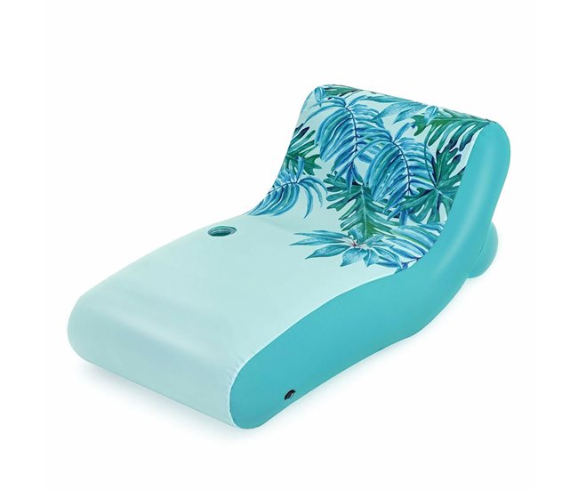 Colchoneta Hinchable Luxury Azul
