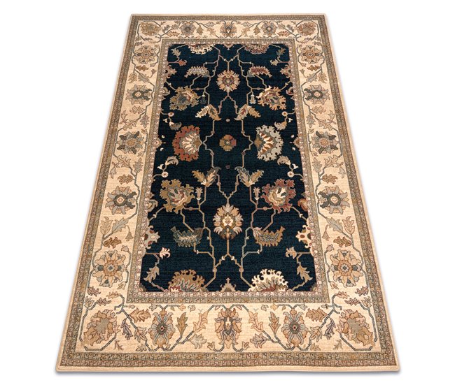 Alfombra de lana POLONIA Loare Marco 170x235 Azul