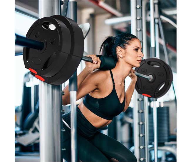 Discos de Pesas PP, Arena SPORTNOW, deportes y ocio - pesas Negro