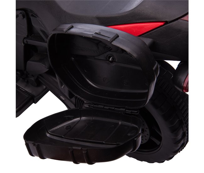 Moto Eléctrica Infantil PP, Metal HOMCOM Rojo