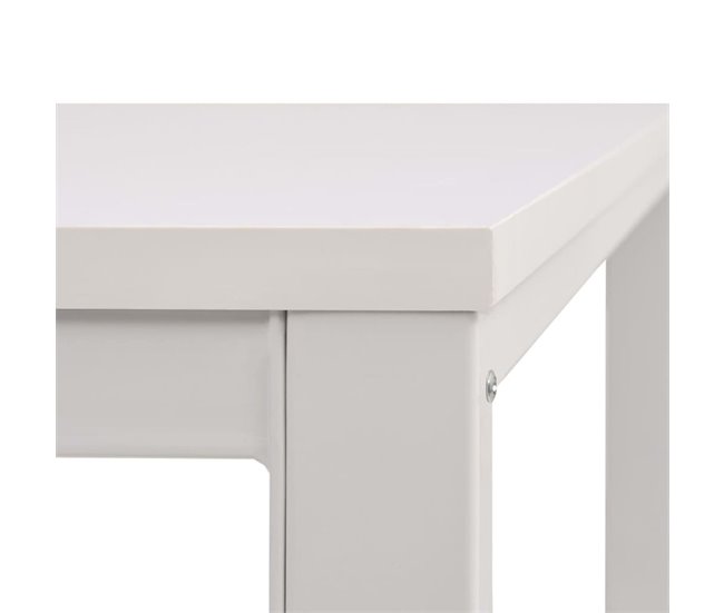 Escritorio Seihba  compartimentos laterales Blanco