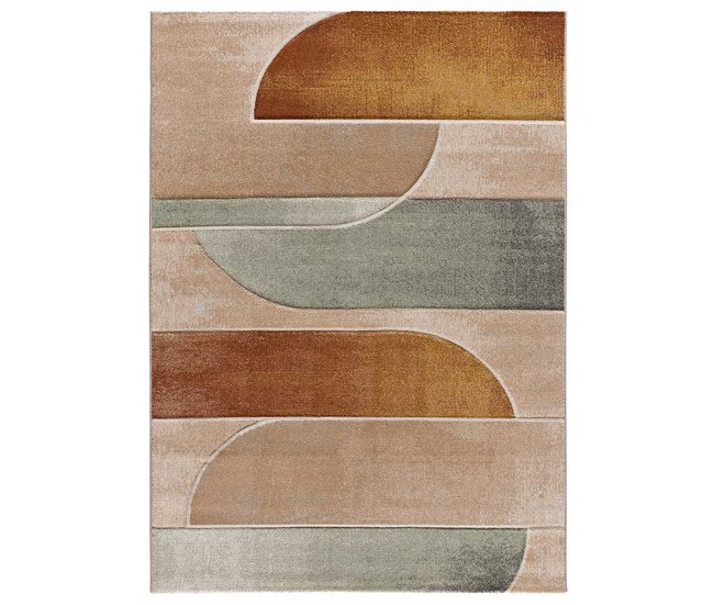Alfombra abstracta SORA - ATTICGO 140x200 Multicolor