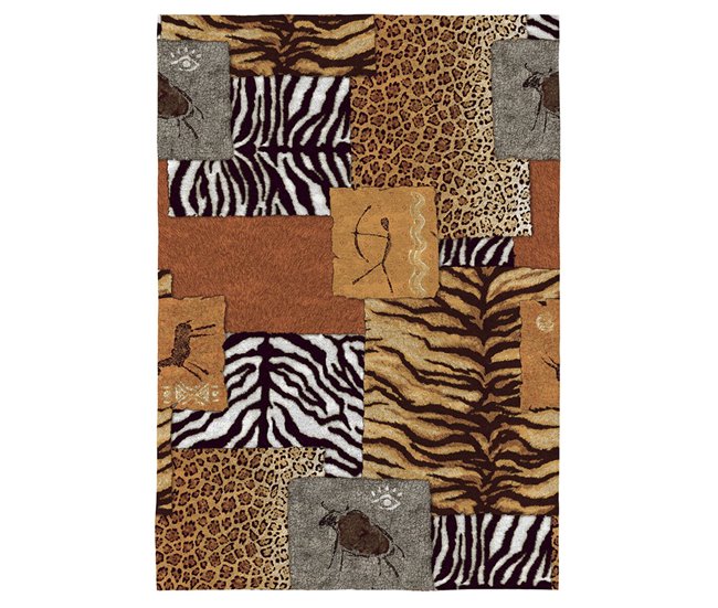 Alfombra decorativa RUSG&RUGS KAMPALA 120x170 Multicolor