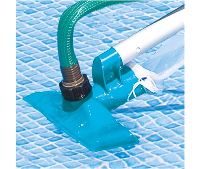 Kit de mantenimiento INTEX con mango telescópico Azul