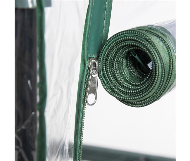 Invernadero de Jardín Acero, PVC Outsunny Transparente